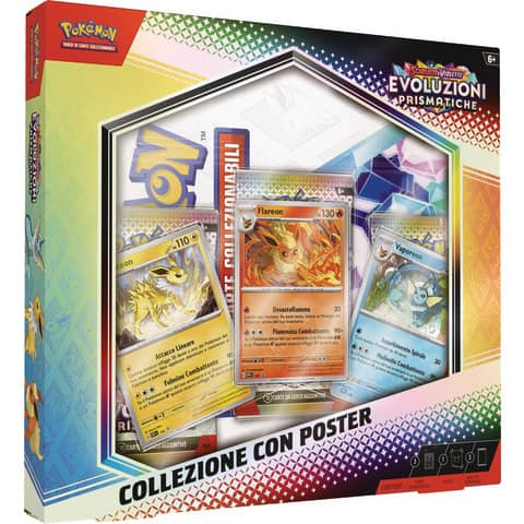 Scatola vetrina pokémon scarlatto e violetto con 8 elementi 0196214105430