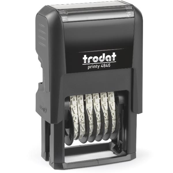 Timbro numeratore printy 4846, altezza 4 mm, indelebile, ecologico 190084115940