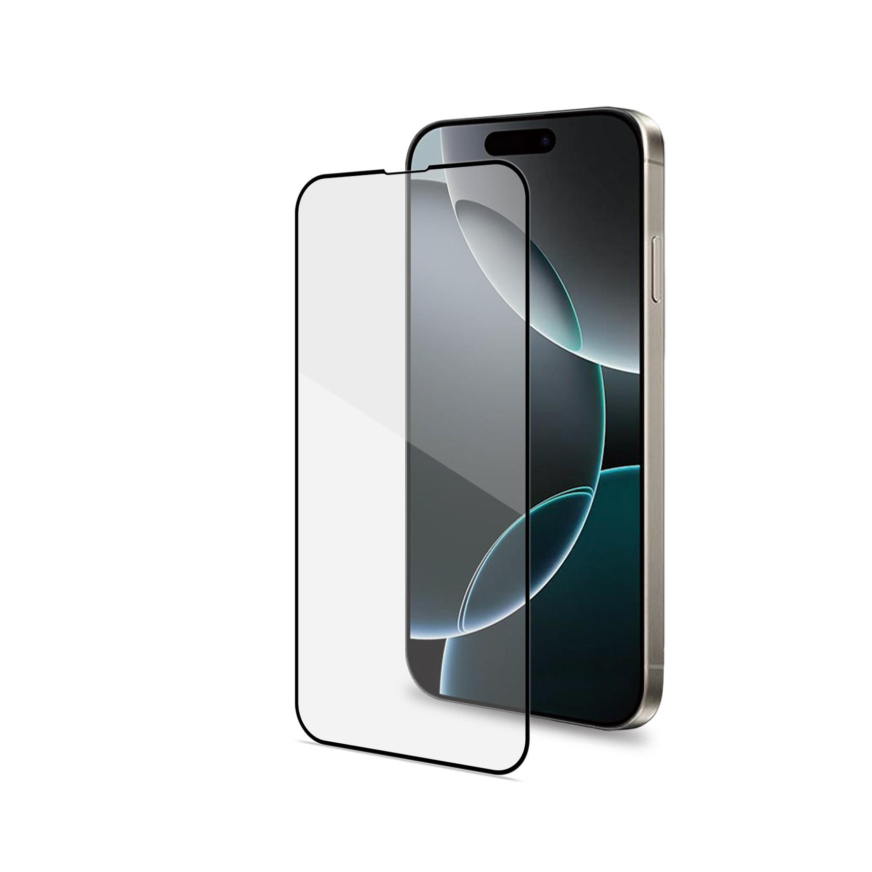 Vetro protettivo iphone 16e nero completo di alta qualita` 8021735219101