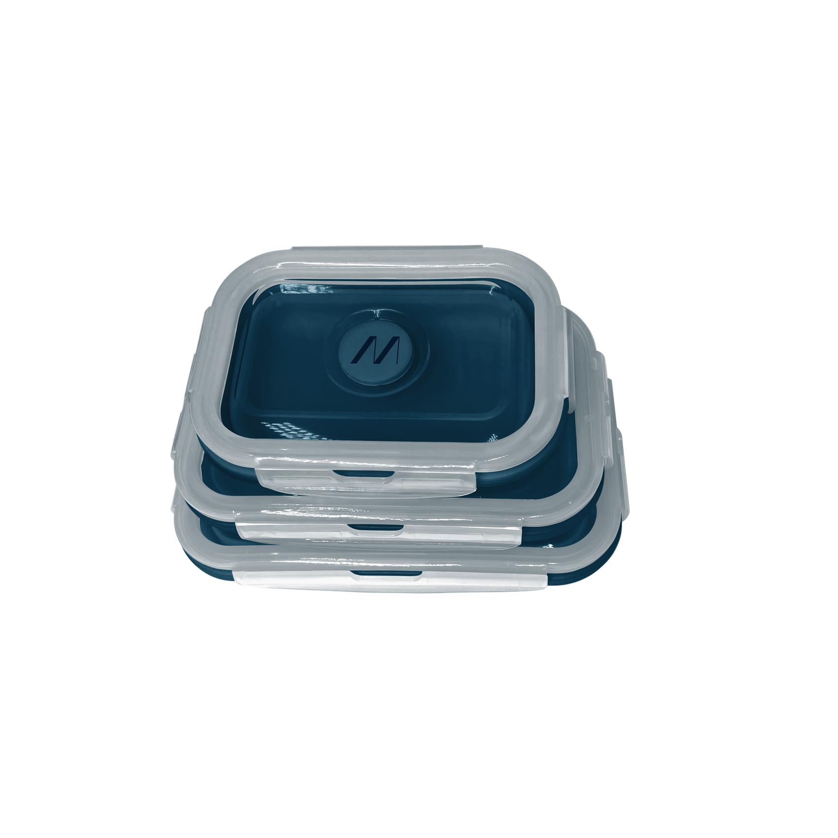 Set di 3 contenitori in silicone per pranzo 8021735219071