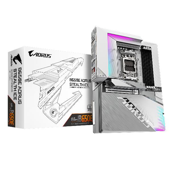 Gigabyte b650e aorus stealth ice scheda madre per ryzen 4719331863777