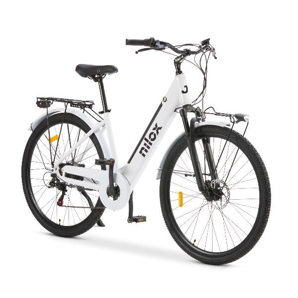 Bicicletta elettrica nilox j7 bianca 28 pollici 8050162355342