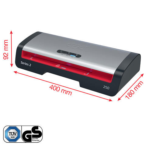Plastificatrice a caldo gbc 250 a4 per documenti in ufficio 5028252645553