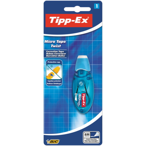 Correttore a nastro tipp-ex micro ultracompatto da 5 mm x 8 m 3086126600239
