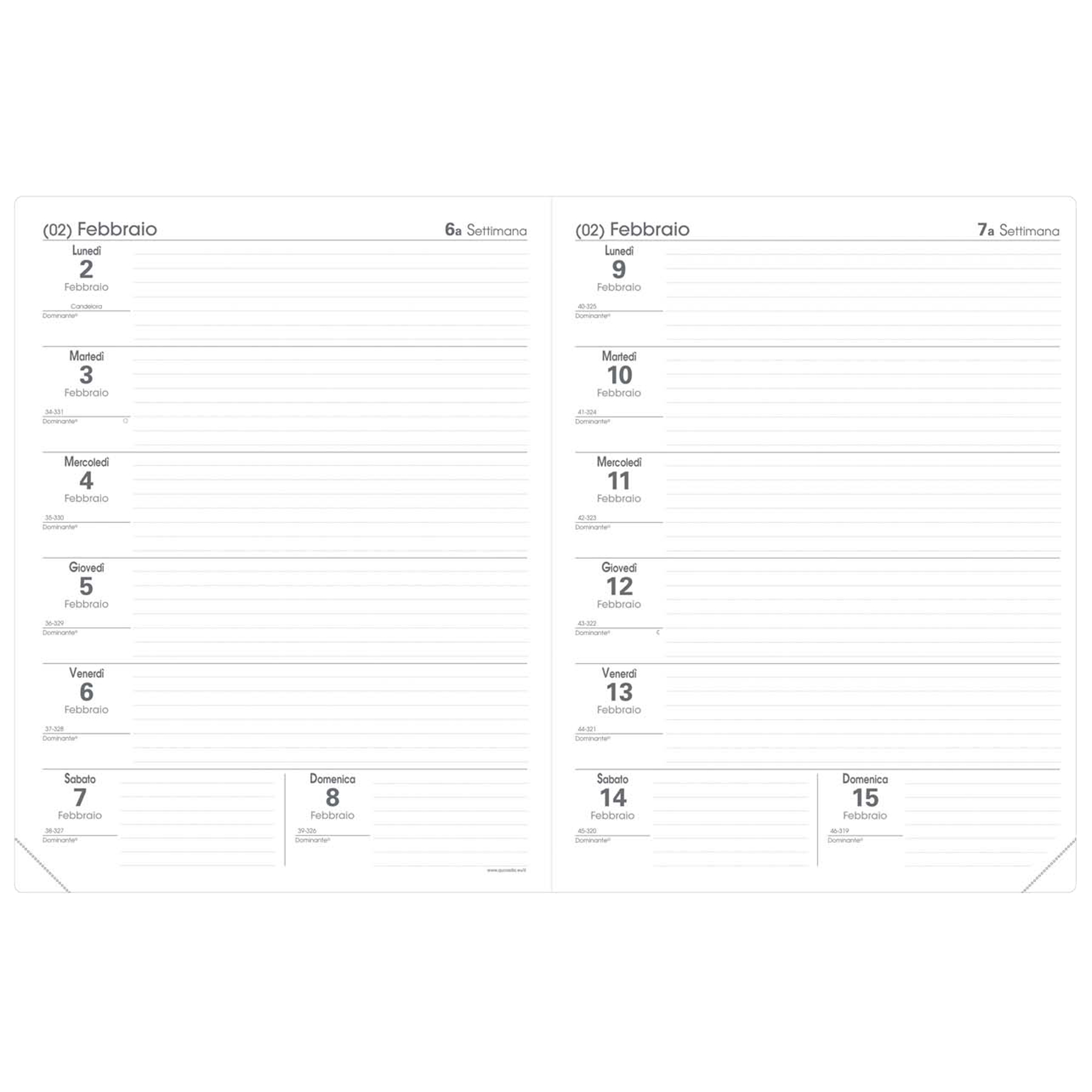 Agenda professore 2026 quo vadis gialla 21x27 cm 3371010534449