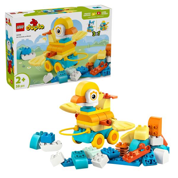 Giocattolo costruibile animali su ruote 3 in 1 di lego duplo 5702017816197