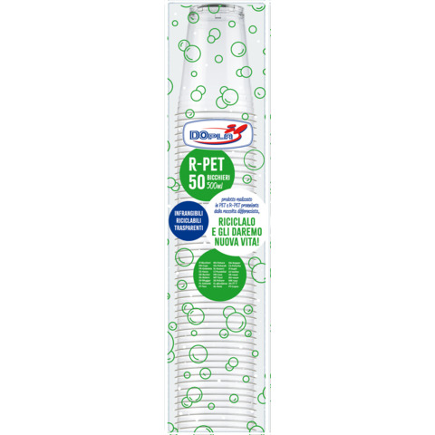 Bicchieri r-pet 500ml trasparenti 8057913000339