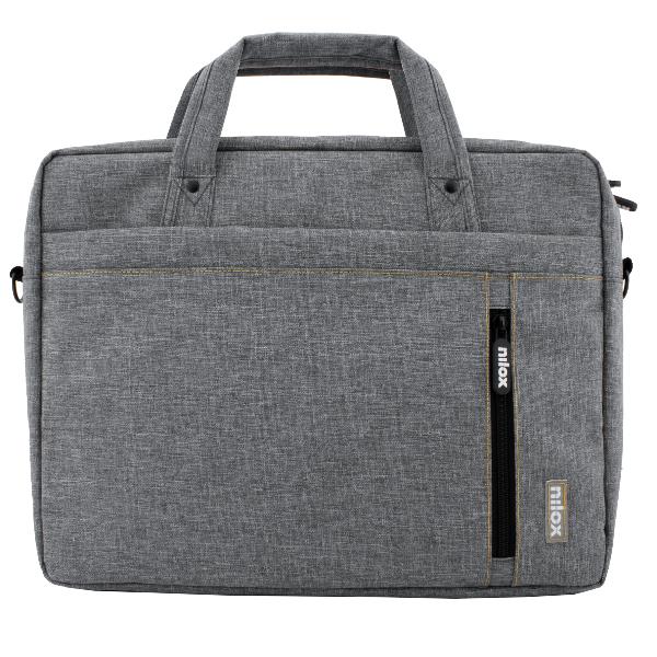 Borsa porta notebook grigia da quindici pollici e sei 8431775035737