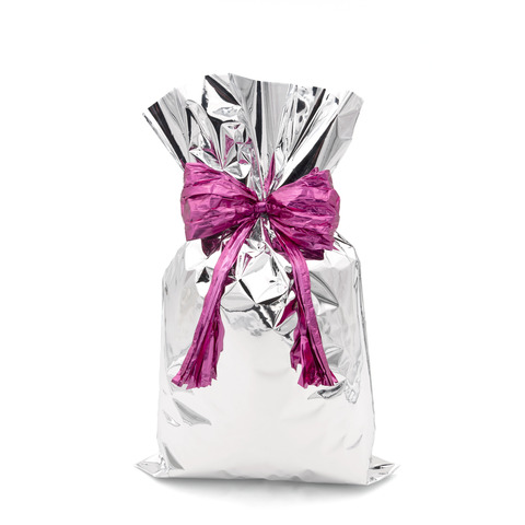 Buste regalo metallizzate argento 10x15cm 50pz italpak 8013277012951