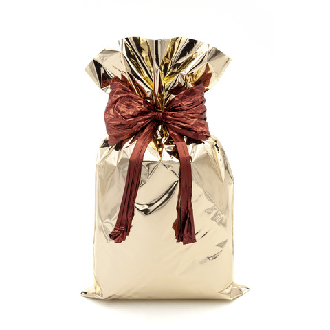 Buste regalo metallizzate italpak oro 20x35 cm 50 pezzi confezione 8013277013255