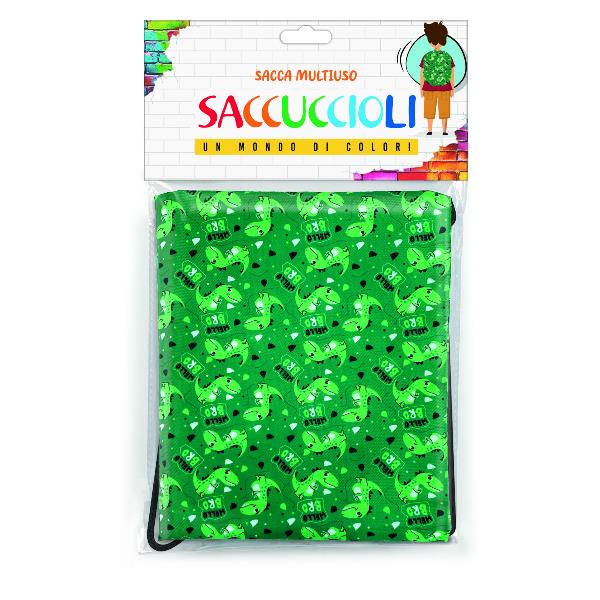 Sacca fantasy sportiva polistere 33x43cm 12 pezzi 8007509132326