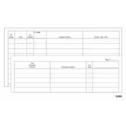 Registro visitatori 50 pagine, formato 31x24,5 cm, per segreteria 8023328280000