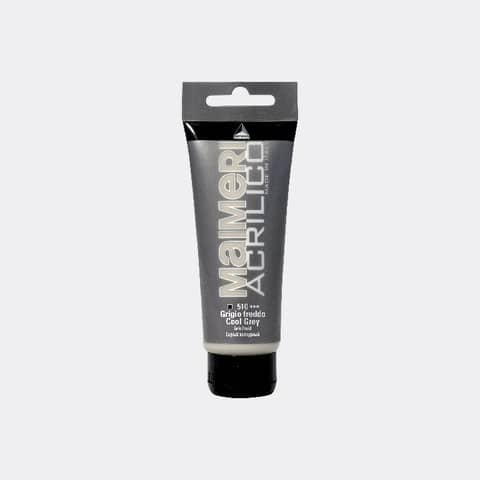 Colore acrilico maimeri 75ml grigio freddo satinato resistente 8032810132703
