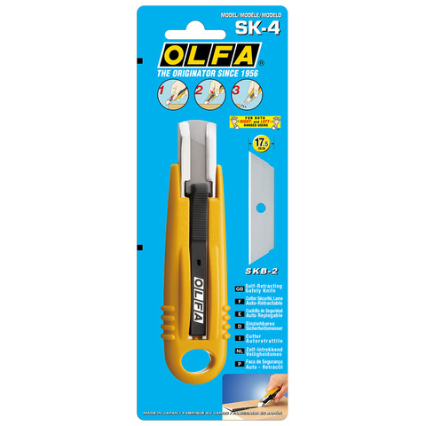 Cutter apricartone niji con lama rientrante a molla sk4 0091511400625