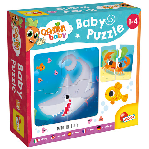 Gioco in scatola lisciani carotina baby puzzle il mare 8008324080069