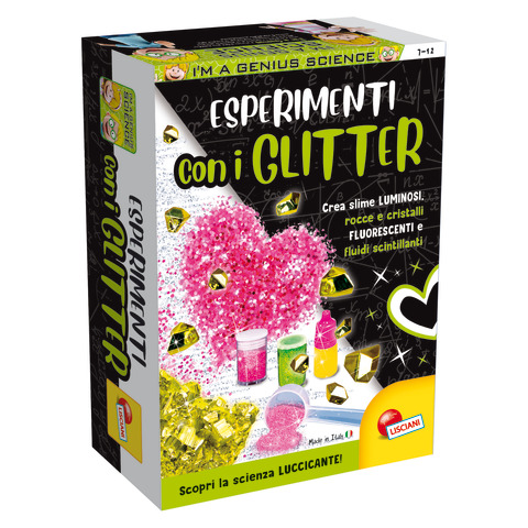 Gioco i`m a genius esperimenti con glitter - scienza luccicante 8008324095407