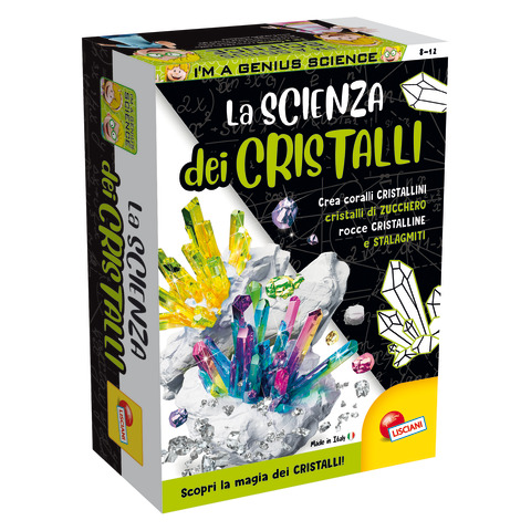 Lisciani i`m a genius kit la scienza dei cristalli 8008324095391