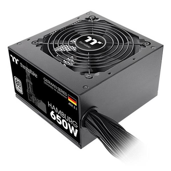 Alimentatore hamburg 650w atx3.1 80plus nero certificato 4711475648319