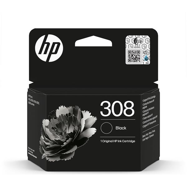 Hp 308 inchiostro nero originale cartuccia stampante 196786390470