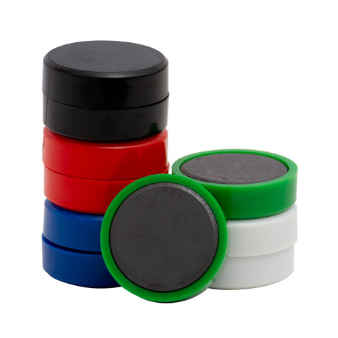 Magneti per lavagne 35mm colori assortiti q-connect kf02649 lavagna 5705831026490