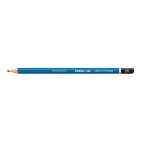 Matita staedtler mars lumograph 8h blu certificato pefc 4007817184738