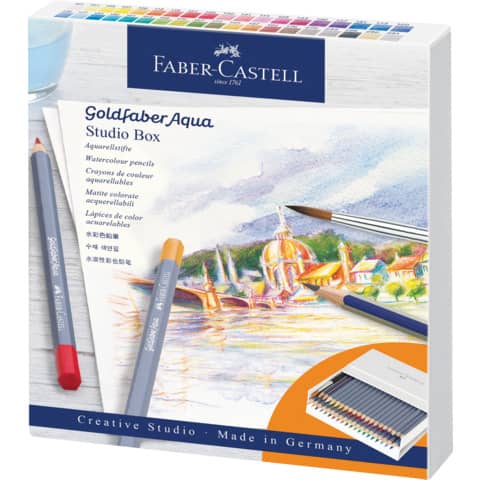 Matite acquarellabili faber-castell goldfaber aqua 38 colori 4005401146162