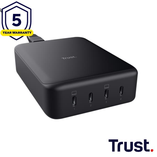 Caricabatterie da scrivania maxo 240w con 4 porte usb-c 8713439254136
