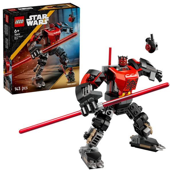 Mech darth maul da costruire alto 12cm con minifigure 5702017817613
