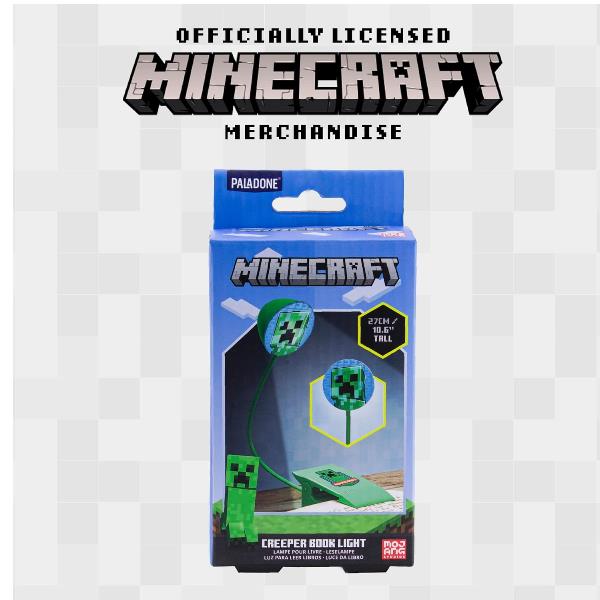 Lampada da lettura minecraft con licenza ufficiale creeper 5055964787219