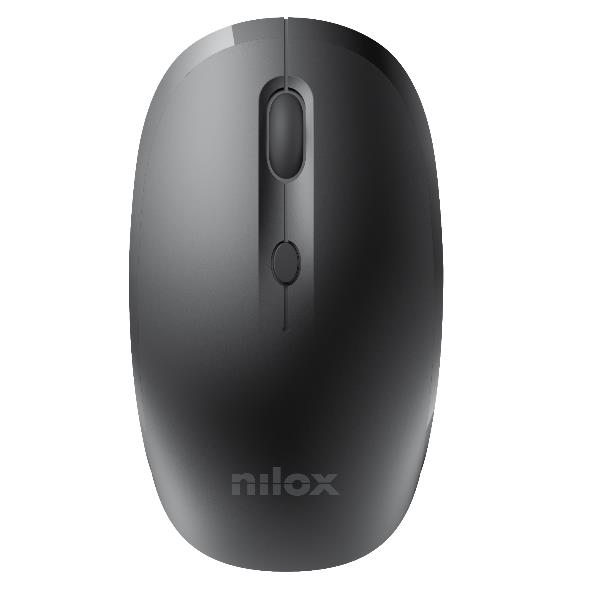 Mouse wireless nero 4000 dpi alta precisione nilox tech 8431775035829