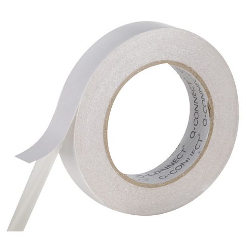 Nastro biadesivo vinile 90μm 25mm x 33m q-connect 6 pezzi 5706002022211