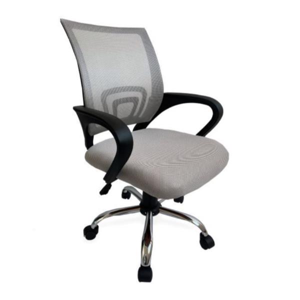 Sedia ufficio ergonomica equip in rete grigio chiaro comoda 4015867228937
