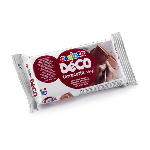 Pasta modellabile carioca decò 500g terracotta 8003511309961