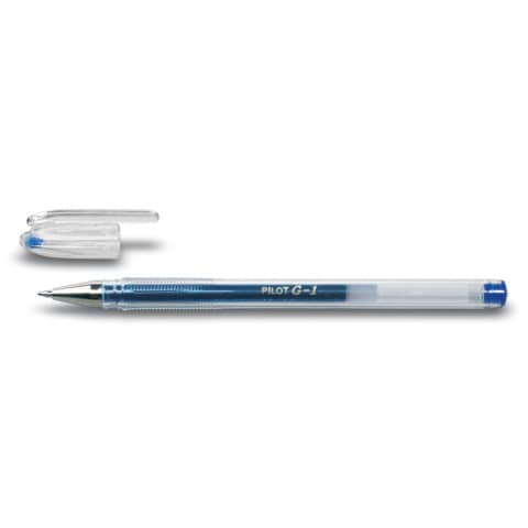 Penna a sfera gel pilot g-1 punta fine 0,7 mm blu ricaricabile 4902505130243