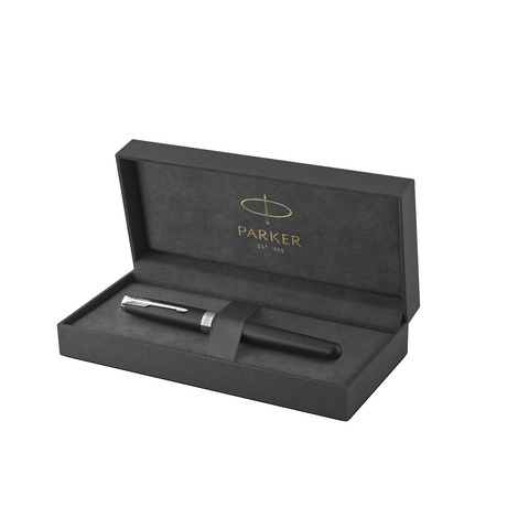 Penna stilografica parker sonnet in nero opaco con punta fine da 60 3501179315218
