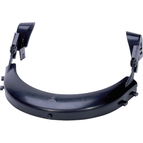Porta visiera nera per caschi da cantiere in ppl delta plus 3295249189686