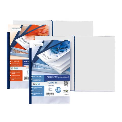 Portalistini personalizzabili in pp rosso 48 buste a4 8004972006994
