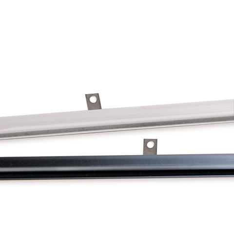 Portaposter nero con appendino 2 pezzi accessorio 8004957011081