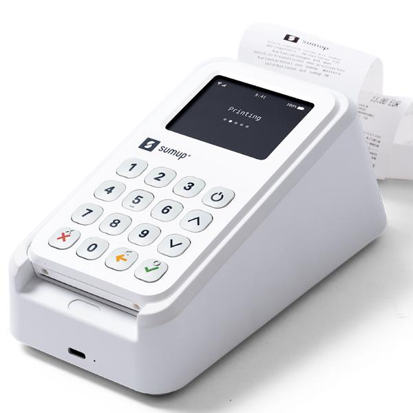 Lettore di carte mobile sumup con stampante 3g e wi-fi integrata. 4260325421898