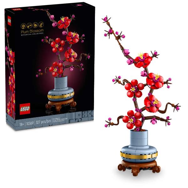 Set decorativo costruibile lego icons albicocco giapponese per adulti 5702017719696