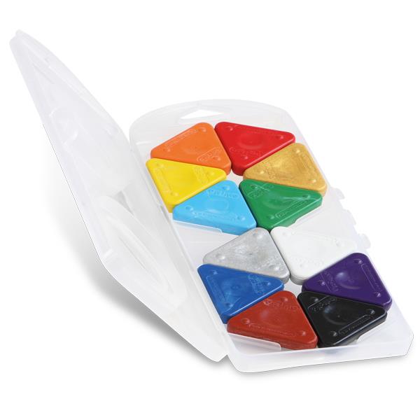 Triangoli di cera resistenti 5mm in 12 colori 8006919000737