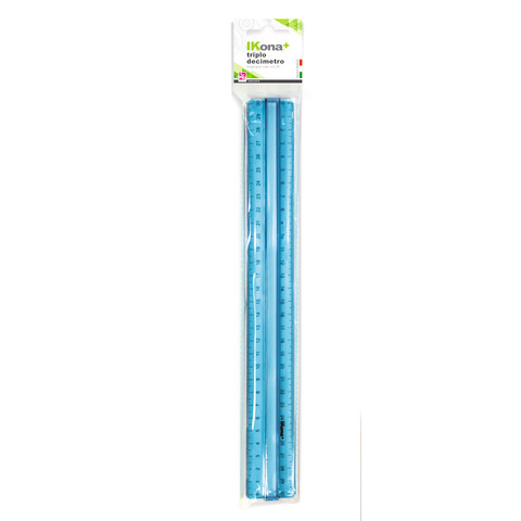 Triplo decimetro ikona colore azzurro preciso 8004957007190