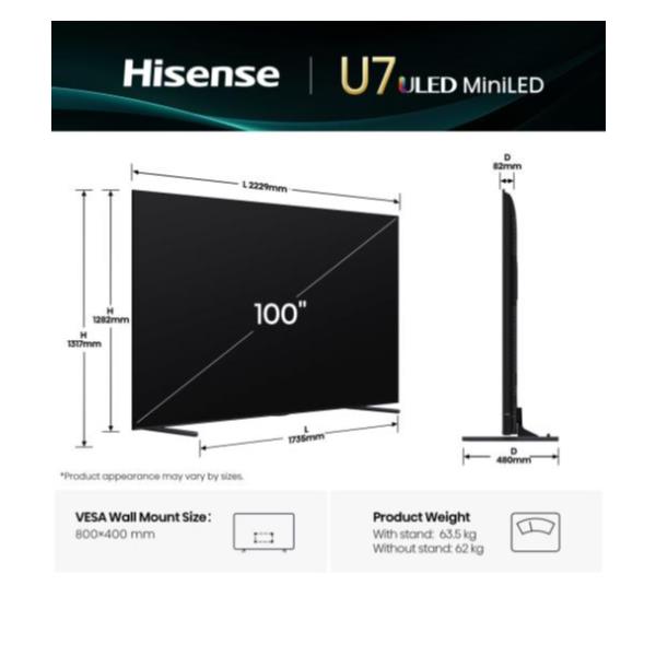 Televisore hisense con tecnologia avanzata di alta qualità visiva 6942351418414