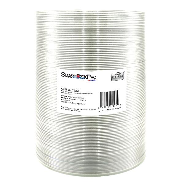 Cd registrabili bianchi smartdisk pro medicale 100 pezzi 0023942698289