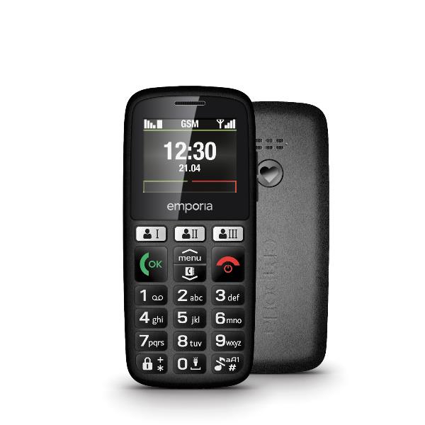Emporia happy seniorphone con pulsante emergenza e display grande 9005613168841