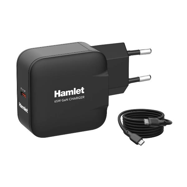Alimentatore parete usb-c 65w con tecnologia gan e cavo 2 metri 8000130594358
