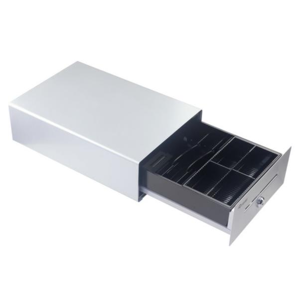 Cassetto registratore di cassa pos in alluminio con 4 scomparti 4015867242483