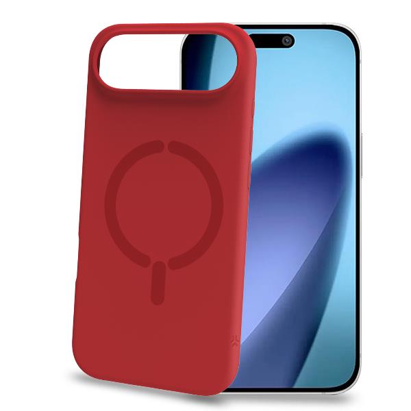 Custodia iphone air in rosso con tecnologia magsafe integrata 8021735224334