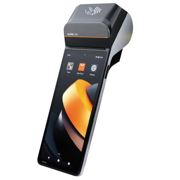 Tablet sunmi v3h con scanner 2d e stampante termica. 6972253512897