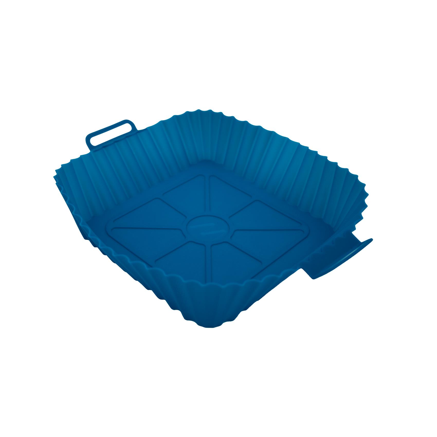 Teglia in silicone per friggitrice ad aria blu antiaderente 8021735223634